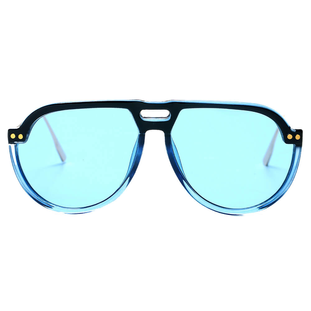 KRAKOW - Modern Round Carrera Style Aviator Fashion Sunglasses-3