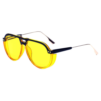 KRAKOW - Modern Round Carrera Style Aviator Fashion Sunglasses-4